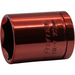 Sealey 1/2"Dr Coloured Socket 22mm (Light Red)