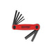 Teng Tools Folding Hex Key Set 2.5-10 mm ALU 7 Pieces Teng Tools - Town Tools 