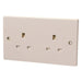 Dencon Unswitched Socket 2-Gang 13A Dencon - Town Tools