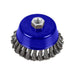 Bluespot Tools Twist Knot Cup Brush 100mm M14 X 2 BlueSpot Tools - Town Tools