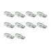 10 x Ring R501 W5W Car Sidelight Side Light Bulb 501 12v 5w Push Fit - E Marked Ring Automotive - Town Tools