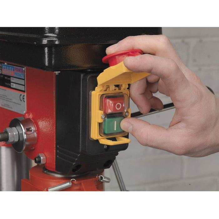 Sealey Pillar Drill Floor 12-Speed 1500mm Height 370W/230V GDM140F Sealey - Town Tools 