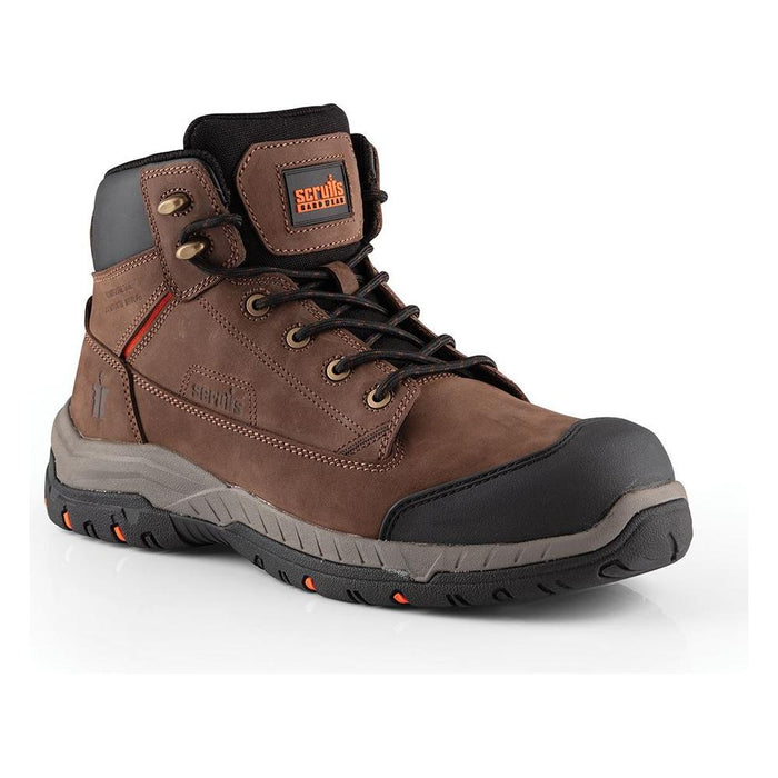 Scruffs Solleret Safety Boots Brown 15158 Size 7/41 Scruffs - Town Tools 
