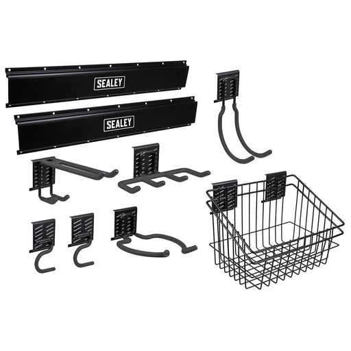 Sealey Multipurpose Storage Hook Kit 9pc APHKIT3 Sealey - Town Tools 