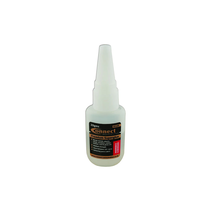 Connect Premium Superglue, Clear 20g 1pc 35199 Connect - Town Tools 
