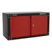 Sealey Modular 2 Door Wall Cabinet 665mm APMS85 Sealey - Town Tools 