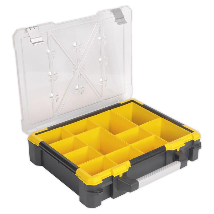 Sealey Parts Storage Case with 12 Removable Compartments APAS12R Sealey - Town Tools 