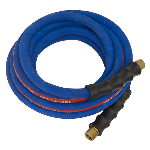 Sealey Extra-Heavy-Duty Air Hose with 1/4"BSP Unions 5m x 10mm AH5R/38 Sealey - Town Tools 