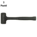Teng Tools Hammer Dead Blow 65mm Diameter Head 1365g Teng Tools - Town Tools 