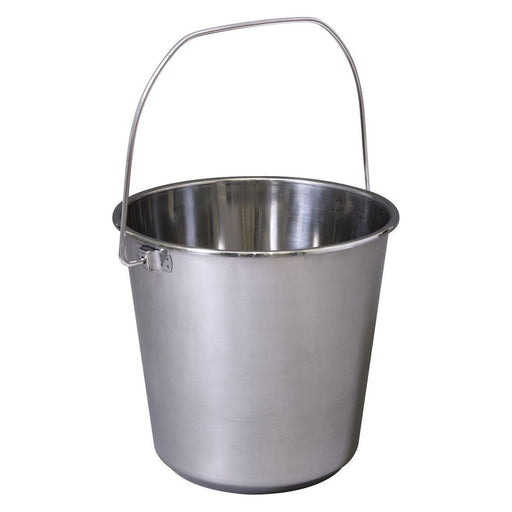 Sealey Mop Bucket 12L Stainless Steel BM8L Sealey - Town Tools 