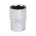 Sealey WallDrive Socket 13mm 1/4"Sq Drive Fully Polished SP1413 Sealey - Town Tools 