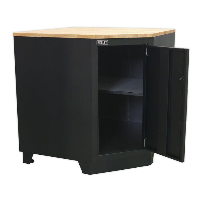 Sealey Modular Corner Floor Cabinet 930mm Heavy-Duty APMS15 Sealey - Town Tools 