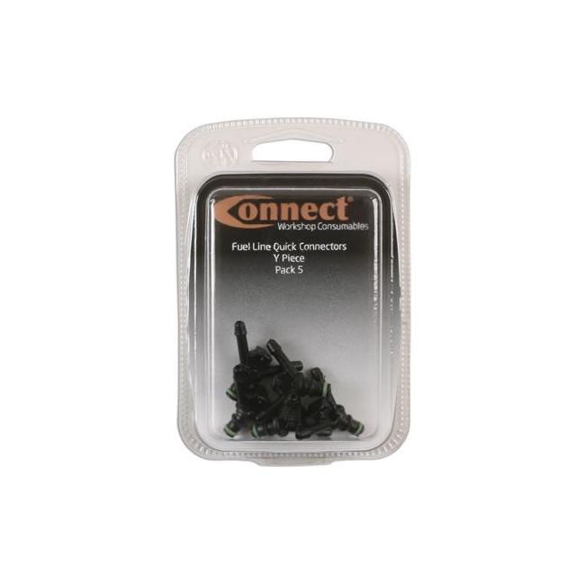 Connect Fuel Line Y Piece Leak off Connector 5pc 34062 Tool Connection - Town Tools 