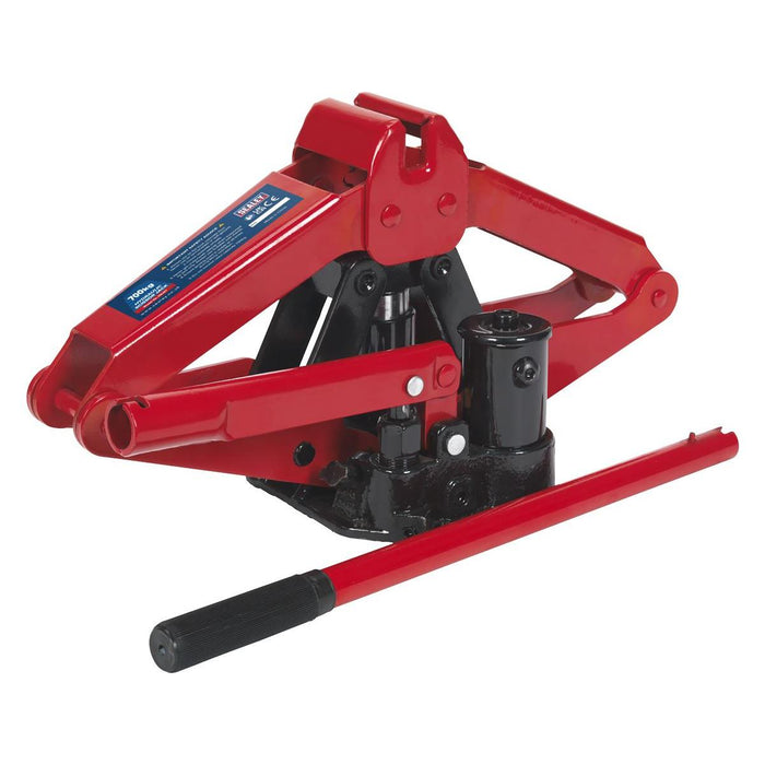 Sealey Hydraulic Scissor Jack 700kg HSJ07 Sealey - Town Tools 