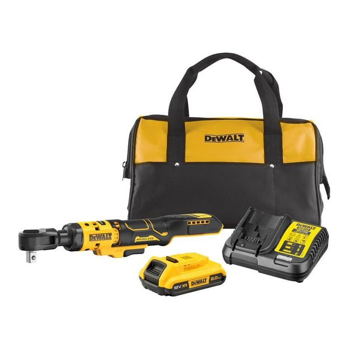 Dewalt Power Tools DCF512D1 XR 1/2in Open Head Ratchet 18V 1 x 2.0Ah Li-ion DeWALT Power Tools - Town Tools