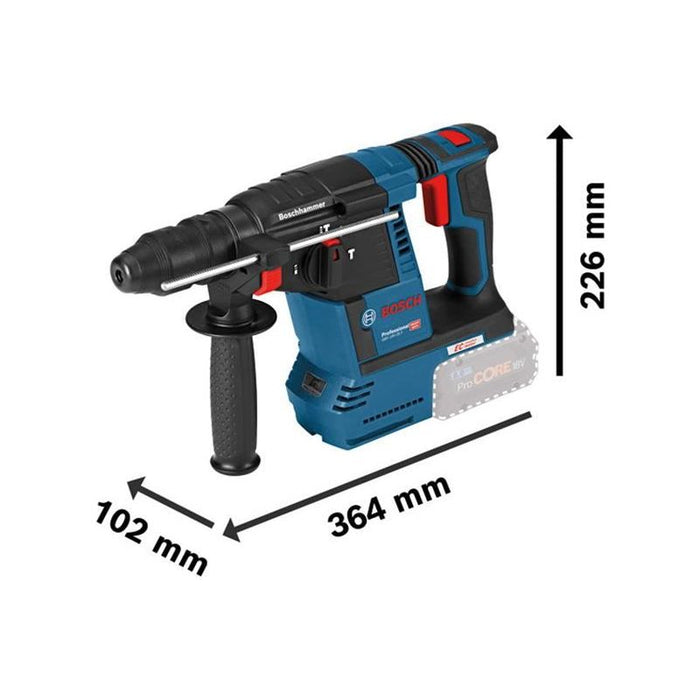 Bosch GBH 18V-26F SDS-Plus Rotary Hammer 18V 2 x 5.0Ah Li-ion Bosch - Town Tools