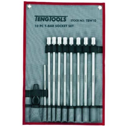 Teng Tools 3/8" Deep T Bar Socket Set 10 Pieces Teng Tools - Town Tools 