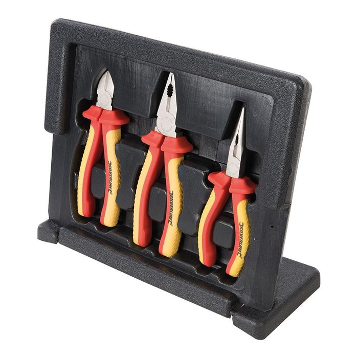 Silverline Expert VDE Pliers Set 3pce 3pce Silverline - Town Tools 