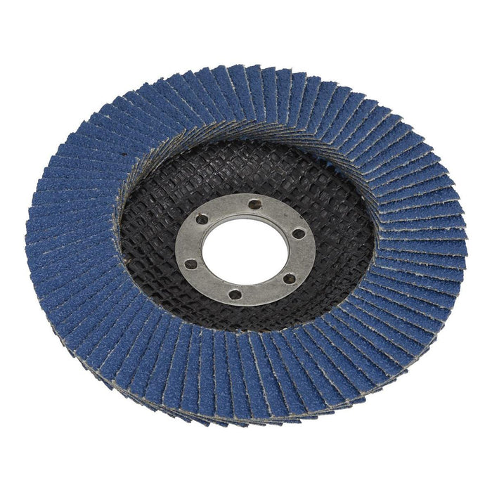 Sealey Flap Disc Zirconium100mm16mm Bore 120Grit FD100120 Sealey - Town Tools 