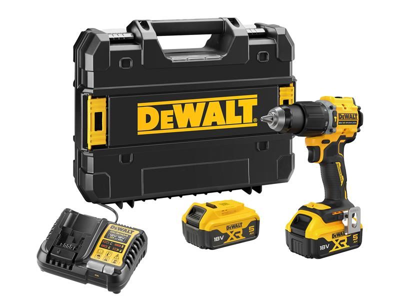 DeWALT Power Tools DCD799P2T XR Brushless Combi Drill 18V 2 x 5.0Ah Li-ion DeWALT Power Tools - Town Tools