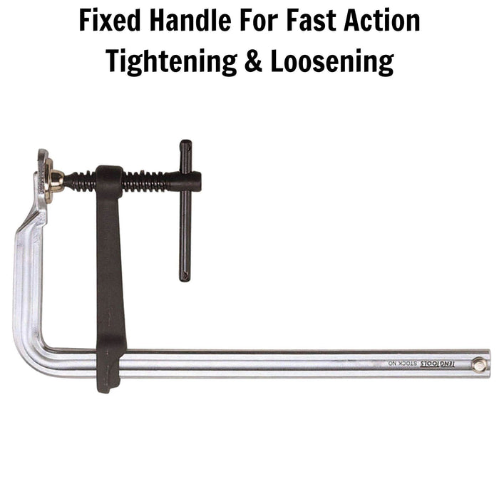 Teng Tools F-Type Clamp Fixed Handle 160 x 80mm Teng Tools - Town Tools 