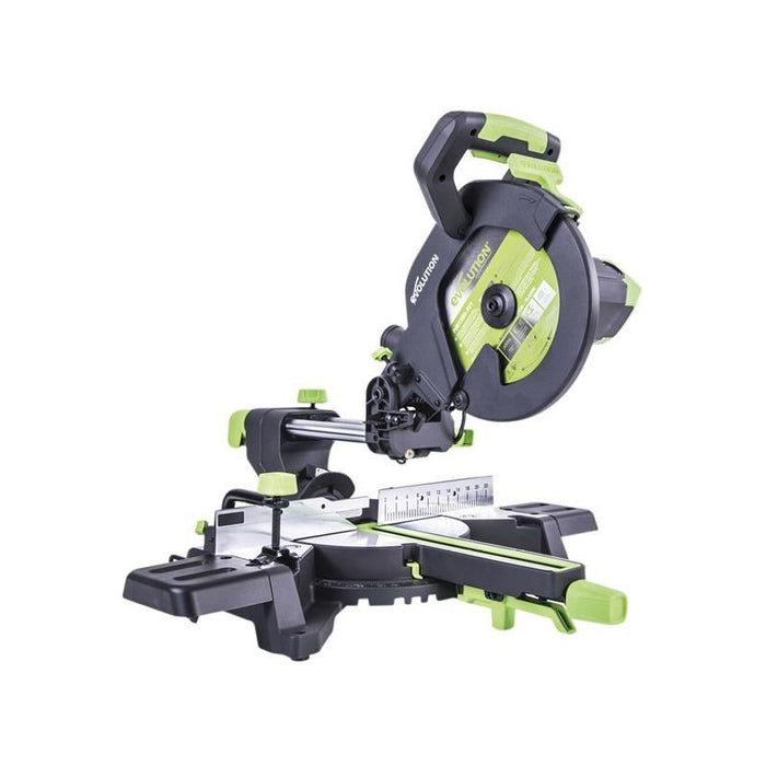 Evolution F255SMS TCT Multi-Material Sliding Mitre Saw 255mm 1600W 240V Evolution - Town Tools