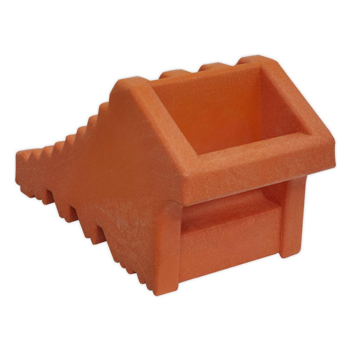 Sealey Polyurethane Wheel Chock 0.7kg Single WC13 Sealey - Town Tools 