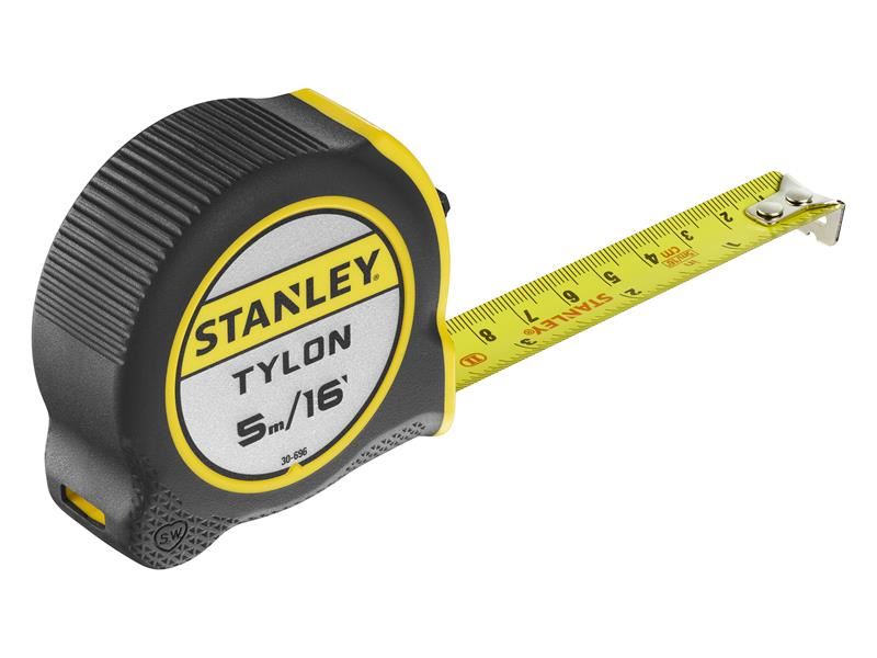STANLEY Hand Tools Tylon Pocket Tape 5m/16ft (Width 19mm) Loose STANLEY� Hand Tools - Town Tools