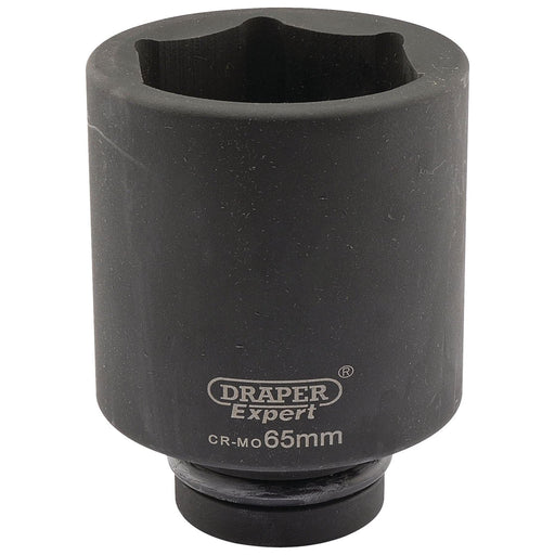 Draper Expert HI-TORQ 6 Point Deep Impact Socket, 1" Sq. Dr., 65mm Draper - Town Tools 