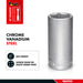 Teng Tools 1/2" Deep Socket 6 pt Metric 17mm Teng Tools - Town Tools 