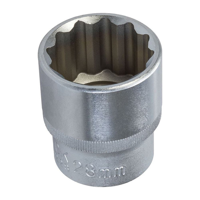 King Dick Socket SD 1/2" Metric 12pt 28mm King Dick - Town Tools 