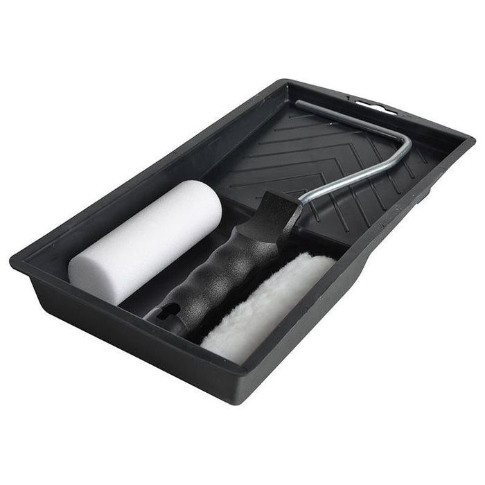 Faithfull Mini Roller Frame Tray & 2 Refills Faithfull - Town Tools