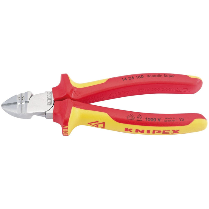 Draper Knipex 14 26 160SB VDE Fully Insulated Diagonal Wire Strippers and Cutter Draper - Town Tools 