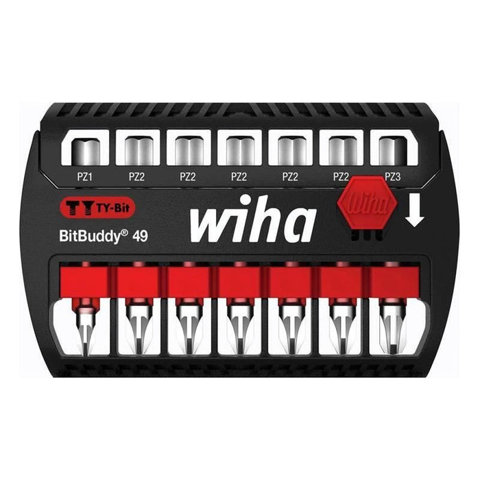 Wiha BitBuddy® Pozidriv TY Bit Set, 7 Piece Wiha - Town Tools