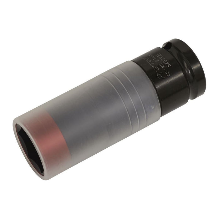 Sealey Alloy Wheel Ultra-Power Impact Socket 21mm 1/2"Sq Drive SX03921 Sealey - Town Tools 