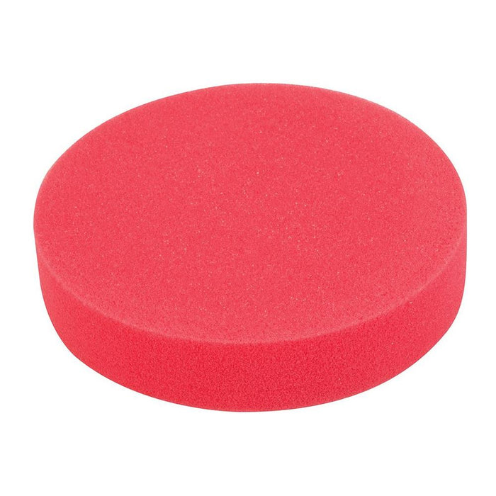 Silverline Hook & Loop Polishing Foam Head 180mm Ultra-Soft Red Silverline - Town Tools 