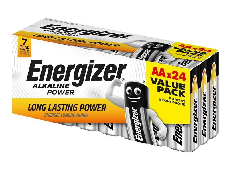 Energizer AA Cell Alkaline Power Batteries (Pack 24) Energizer� - Town Tools