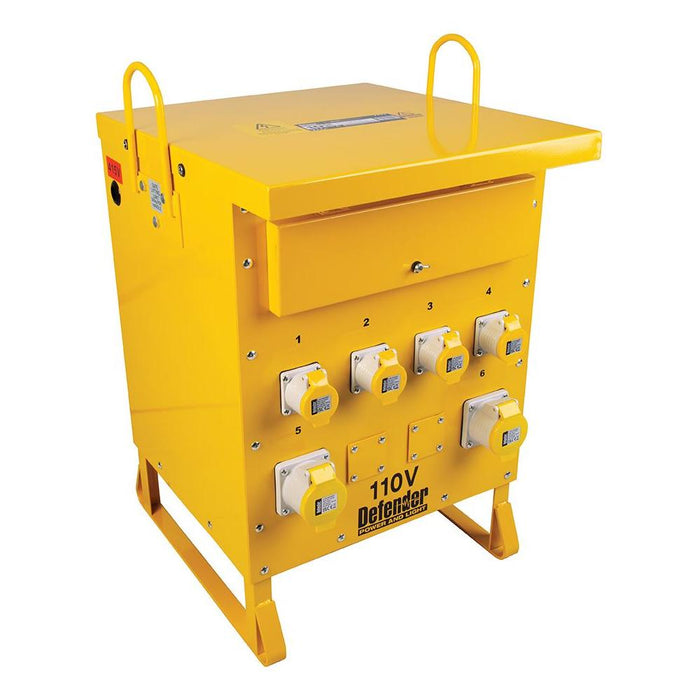 Defender 10kVA 3 Phase Transformer 110V 16A/32A Defender - Town Tools 