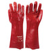 Silverline Red PVC Gauntlets L 10 Silverline - Town Tools 
