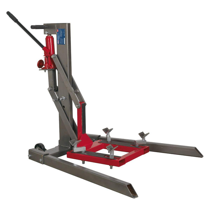 Sealey Single Post Hydraulic Motorcycle Lift 450kg Capacity MCL500