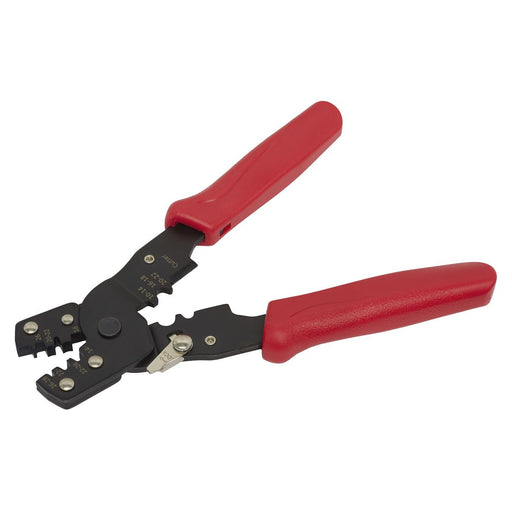 Sealey Non-Ratcheting Crimping Tool Insulated/Non-Insulated Terminals AK3850 Sealey - Town Tools 