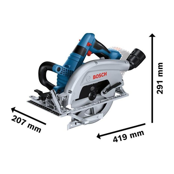 Bosch GKS 18V-70 L Professional BITURBO Circular Saw 18V Bare Unit Bosch - Town Tools