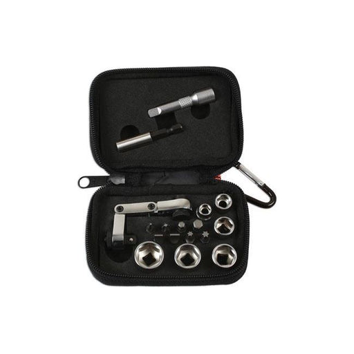 Laser Mini Flexi Ratchet Socket and Bit Set 17pc 6945 Laser - Town Tools 