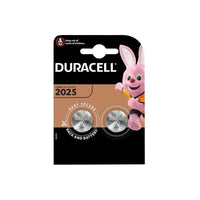 Duracell CR2025 Coin Lithium Battery (Pack 2)