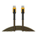 Dewalt Telecoms USB C to USB C 100W Reinforced Charging Cable 1.2m (4ft) DEWALT Telecoms - Town Tools
