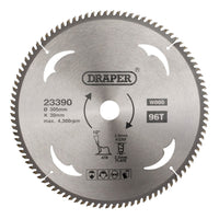 Draper TCT Circular Saw Blade for Wood, 305 x 30mm, 96T 23390