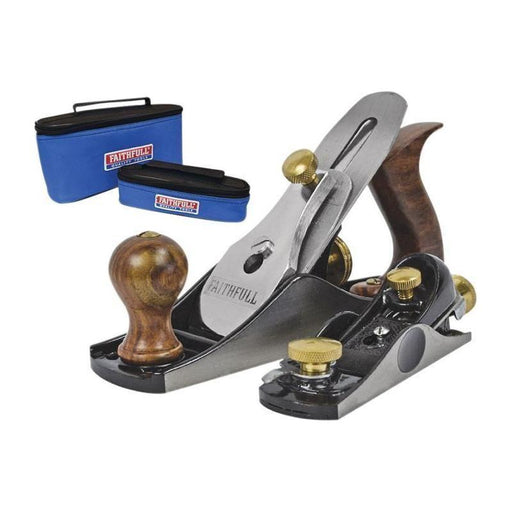 Faithfull No.4 Plane & No.60 1/2 Plane in Canvas Carry Bags Faithfull - Town Tools