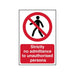 Scan Strictly No Admittance to Unauthorised Persons - PVC Sign 400 x 600mm Scan - Town Tools