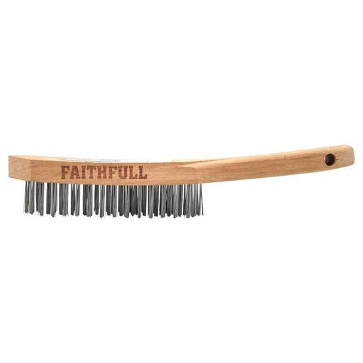 Faithfull Heavy-Duty Scratch Brush, Four Row Faithfull - Town Tools