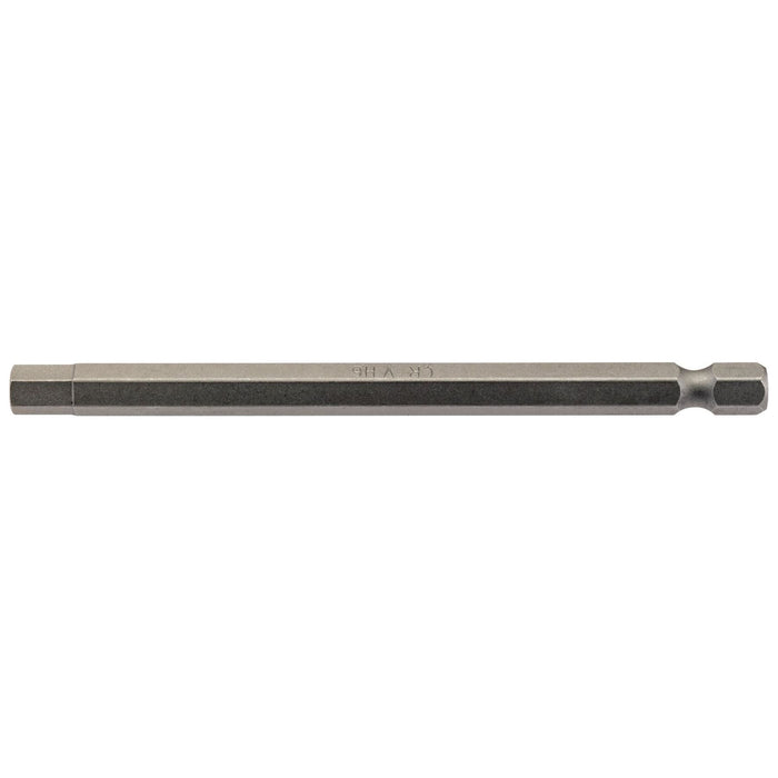 Draper Hexagonal Insert Bit, 6mm, 1/4" Hex, 100mm Long (Pack of 1) 64375 Draper - Town Tools 